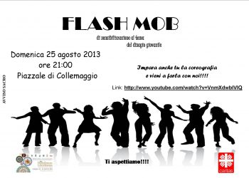 Perdonanza Celestiniana: flash mob di sensibilizzazione al tema del disagio giovanile.
