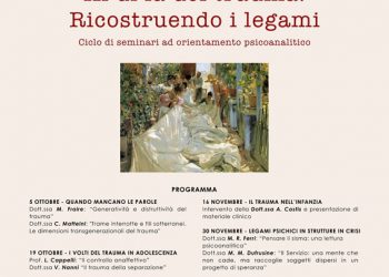Associazione Chorós – Spazio Psiche L’Aquila, quattro giornate dedicate all’elaborazione del trauma nel ciclo di vita.