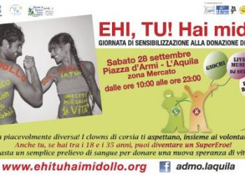ADMO e Clown VIP tornano con l’evento nazionale “EHI,TU! Hai midollo?”.
