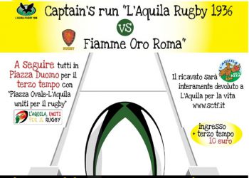 Rugby: Venerdì il quarto trofeo Carlo Alberto Aloisio, sul prato del Fattori con le Fiamme Oro.