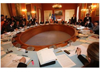 Consiglio Ministri: parole e farfalline.