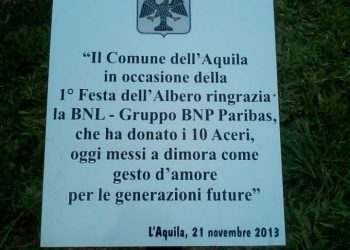 Festa dell’Albero, soddisfazione del settore Ambiente del Comune di L’Aquila.