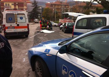 Donna investita nel quartiere San Francesco a L’Aquila.