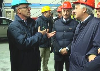 Il Sottosegretario Galletti in visita ai laboratori del Gran Sasso.