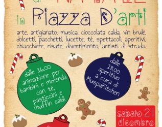 Mercatino di Natale in Piazza D’Arti sabato 21 dicembre.