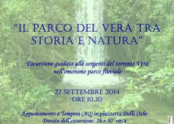 Escursione guidata alle sorgenti del Vera, Giornate Europee del Patrimonio 2014