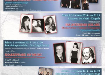 Prosegue la VIII edizione del Festival “Nell’Aterno scorre Musica”