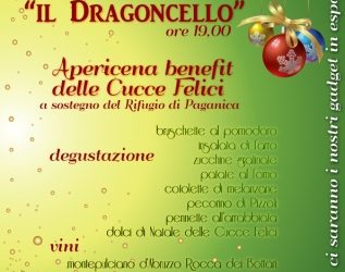 Apericena benefit a favore dei randagi di L’Aquila