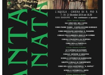 Domenica 7 dicembre prima serata della 31ma Cantata di Natale