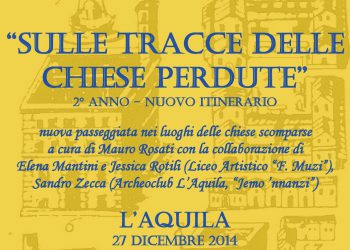 Nuova passeggiata nei luoghi delle chiese scomparse