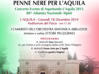 Concerto Evento di presentazione del disco alla prossima 88a Adunata degli Alpini