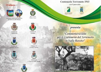 Presentazione del Comitato Valle Roveto per il centenario del terremoto