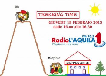 Trekking Time da domani su Radio L’Aquila 1