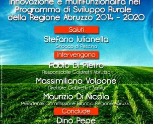 Lunedì 14 dicembre a Pescina convegno “I giovani e l’agricoltura: innovazione e multifunzionalità”