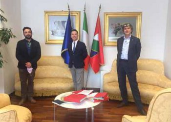 Covid-19, Marsilio incontra il fondatore di Dante Lab’s