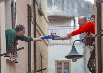 L’Abruzzo al tempo del Covid in una foto che sta facendo il giro del mondo