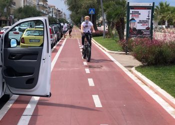 Ciclovia della costa: nell’area urbana pescarese ancora molto da fare