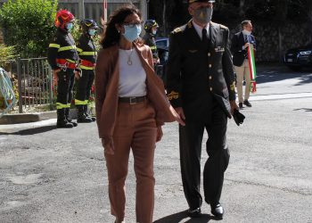 Il prefetto dell’Aquila in visita al Comando provinciale dei vigili del fuoco