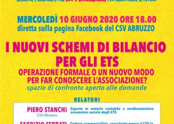 Csv Abruzzo, i bilanci delle associazioni al centro della seconda pillola formativa