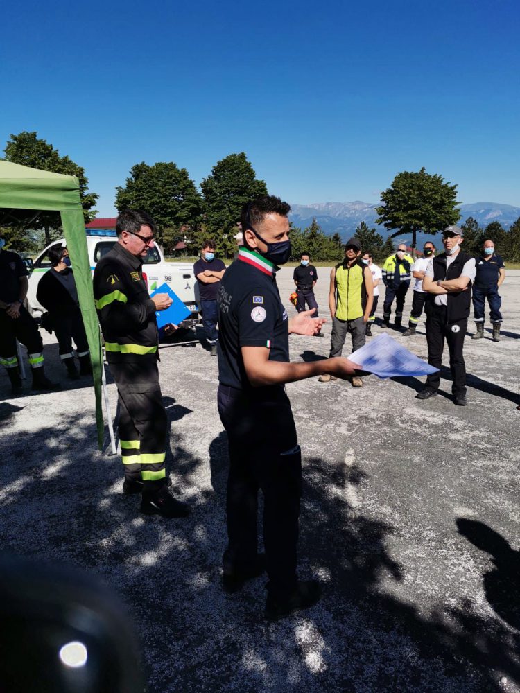 Vigili del Fuoco: esercitazione AIB nei parchi nazionali di Abruzzo e del Gran Sasso