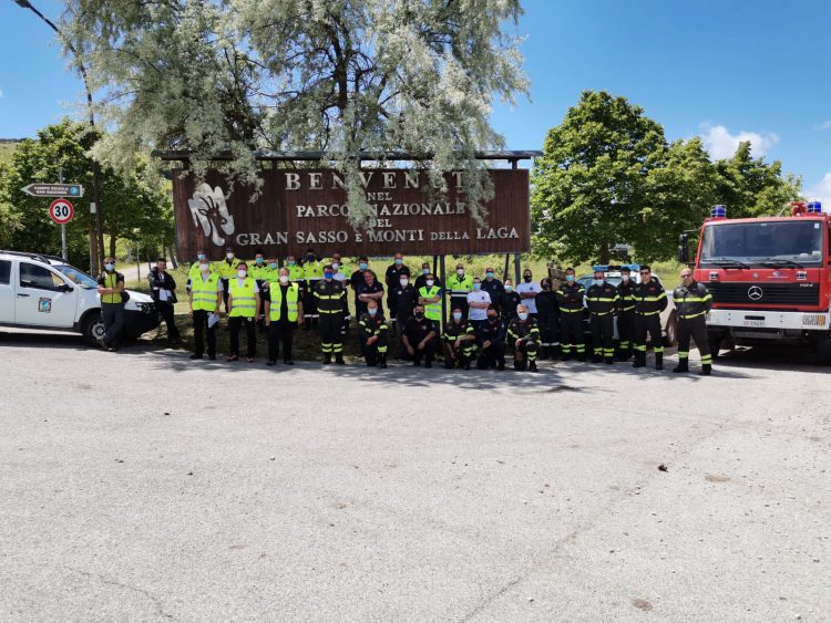 Vigili del Fuoco: esercitazione AIB nei parchi nazionali di Abruzzo e del Gran Sasso