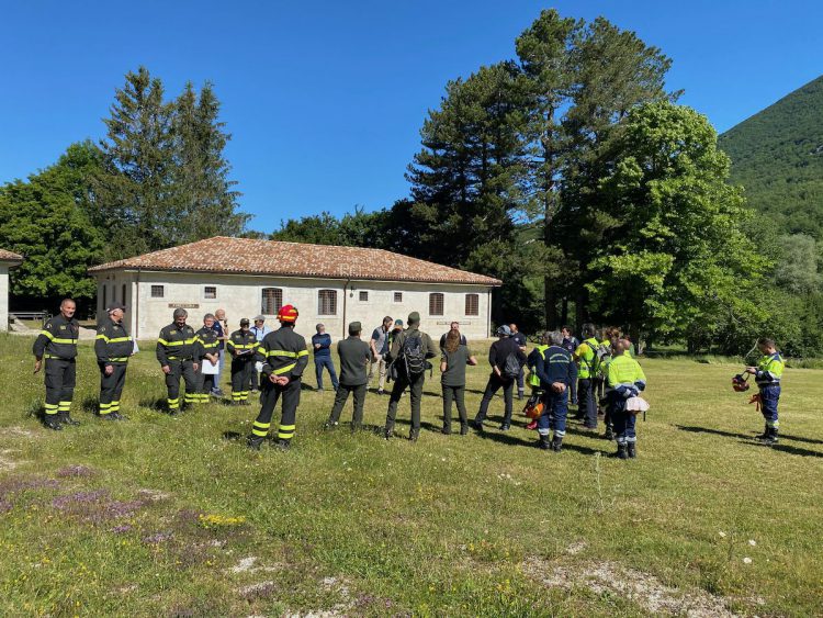 Vigili del Fuoco: esercitazione AIB  nei parchi nazionali di Abruzzo e del Gran Sasso