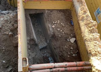 Gsa: in corso lavori di riparazione del collettore fognario in via delle Bone Novelle