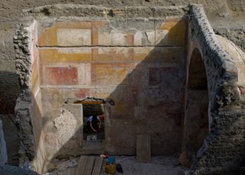 Archeologi giapponesi a Somma Vesuviana per scavare nuovo lato Villa Romana del Primo Secolo d. C.