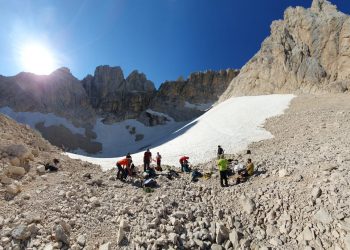 Climbing for Climate: le Università abruzzesi sul ghiacciaio del Calderone per lo sviluppo sostenibile