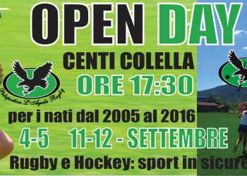 L’Aquila Rugby, open day oggi e domani