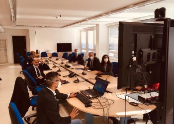 I prefetti abruzzesi a L’Aquila per videoconferenza con il Capo dipartimento della protezione civile Angelo Borrelli