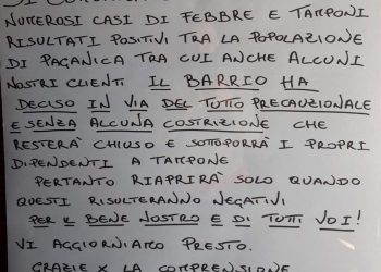 Coronavirus: a Paganica chiude il Barrio,  casi di contagio tra i clienti