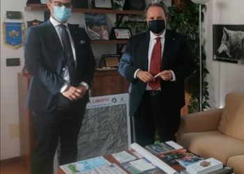Il deputato Fabio Berardini in visita al Parco