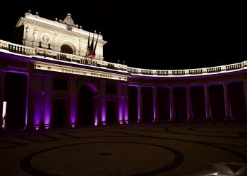 L’emiciclo si colora di viola per la Giornata mondiale della Prematurità