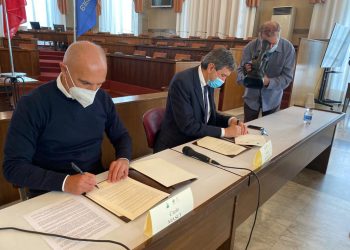 Il presidente Marsilio e il sindaco Masci firmano l’accordo istituzionale sulle Aree di risulta