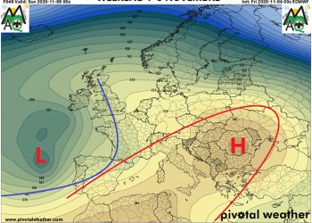 Meteo: previsioni weekend 7 e 8 Novembre 2020