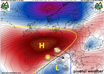 Meteo: previsioni weekend 21 e 22 Novembre 2020, fine settimana dai due volti