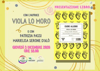 Arcigay L’Aquila e Presenza Femminista insieme per la presentazione di “Cuore allegro”, libro di poesie di Viola Lo Moro