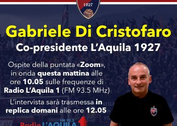 Zoom, dentro la notizia del 16.12.2020: Intervista al Co-Presidente L’Aquila Calcio Gabriele Di Cristofaro
