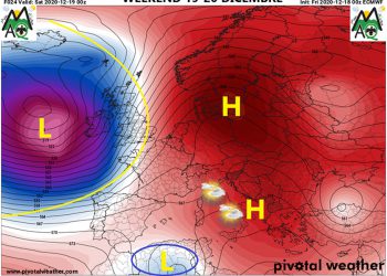 Meteo: previsioni weekend 19 e 20 Dicembre 2020, anticiclone sul mediterraneo e qualche nube sparsa ma niente piogge