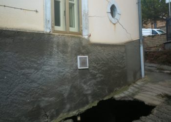 Barisciano: cede un il terreno con ap ertura di una voragine