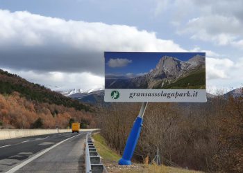 Pannelli gransassolagapark.it lungo l’A24