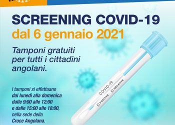 Lo screening per tutti gli angolani partirà nel giorno della befana