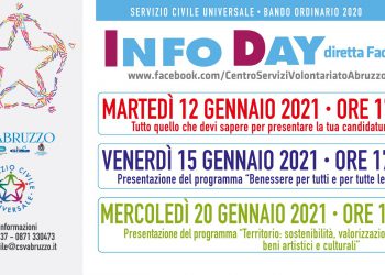 CSV Abruzzo: tre incontri online per approfondire le opportunità offerte dal Servizio Civile