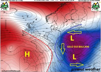 Previsioni Meteo: weekend 16 e 17 Gennaio 2021 al gelo ma senza nevicate degne di nota