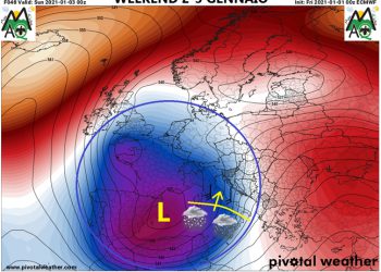 Meteo: previsioni 2 e 3 Gennaio 2021, weekend a tutta instabilità