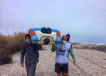 A Roseto degli Abruzzi: pulizia della Foce del Fiume Tordino il 14 Febbraio