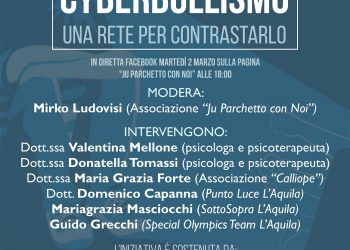 L’Aquila: martedì 2 marzo iniziativa di sensibilizzazione contro il Cyberbullismo online