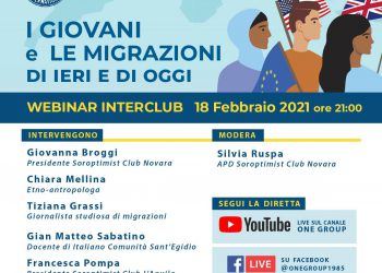“I giovani e le migrazioni di ieri e di oggi”: fenomeno dai mille volti, approfondimenti nel webinar Soroptimist International