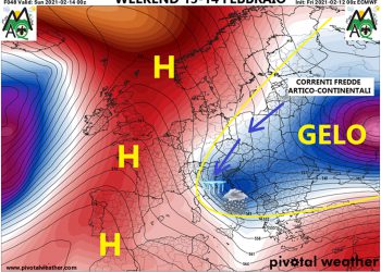 Meteo: sarà, questo, un weekend al gelo. Sabato con la neve